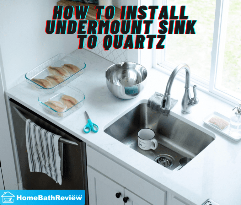 How to Install Undermount Sink to Quartz Home Bath Review