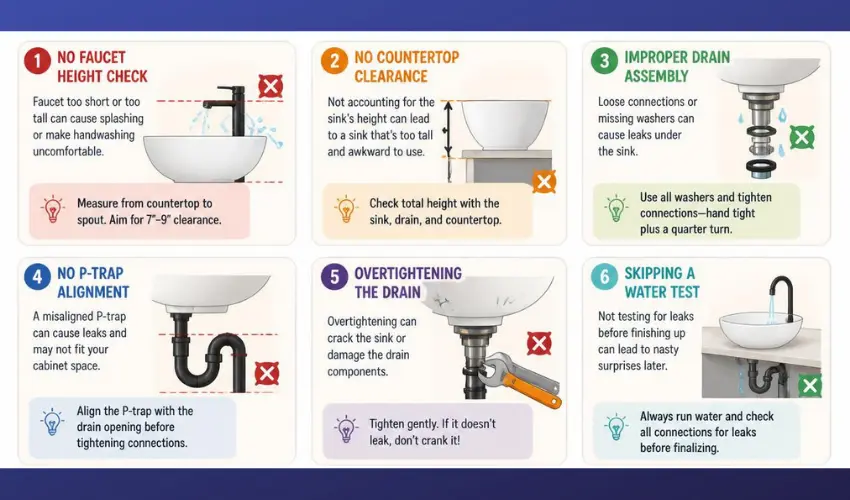 Common Vessel Sink Installation Mistakes