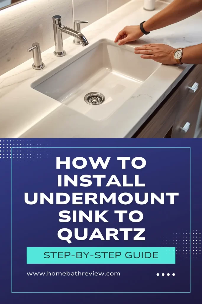 How to Install Undermount Sink to Quartz