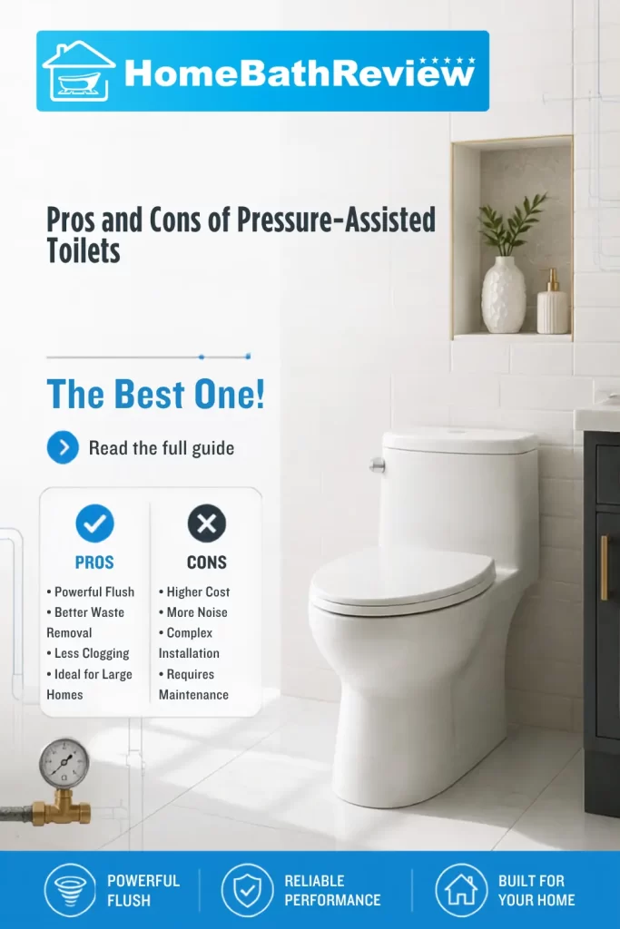 Pros and Cons of Pressure-Assisted Toilets and The Best One!