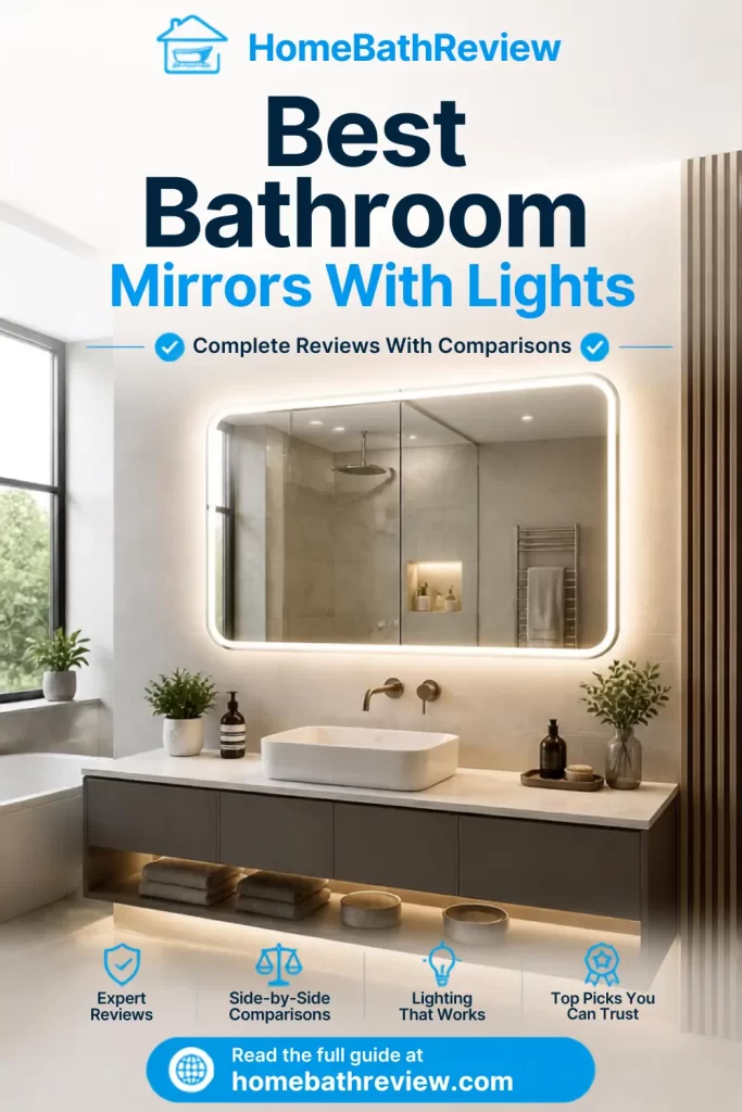 Best Bathroom Mirrors With Lights: Complete Reviews With Comparisons