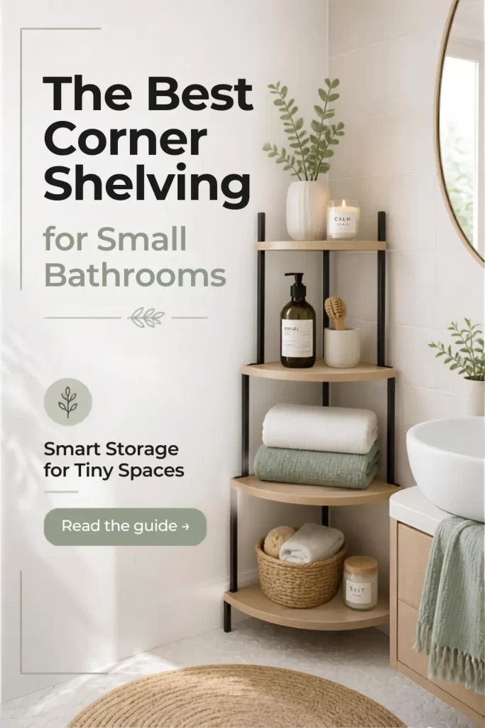 The Best Corner Shelving for Small Bathrooms