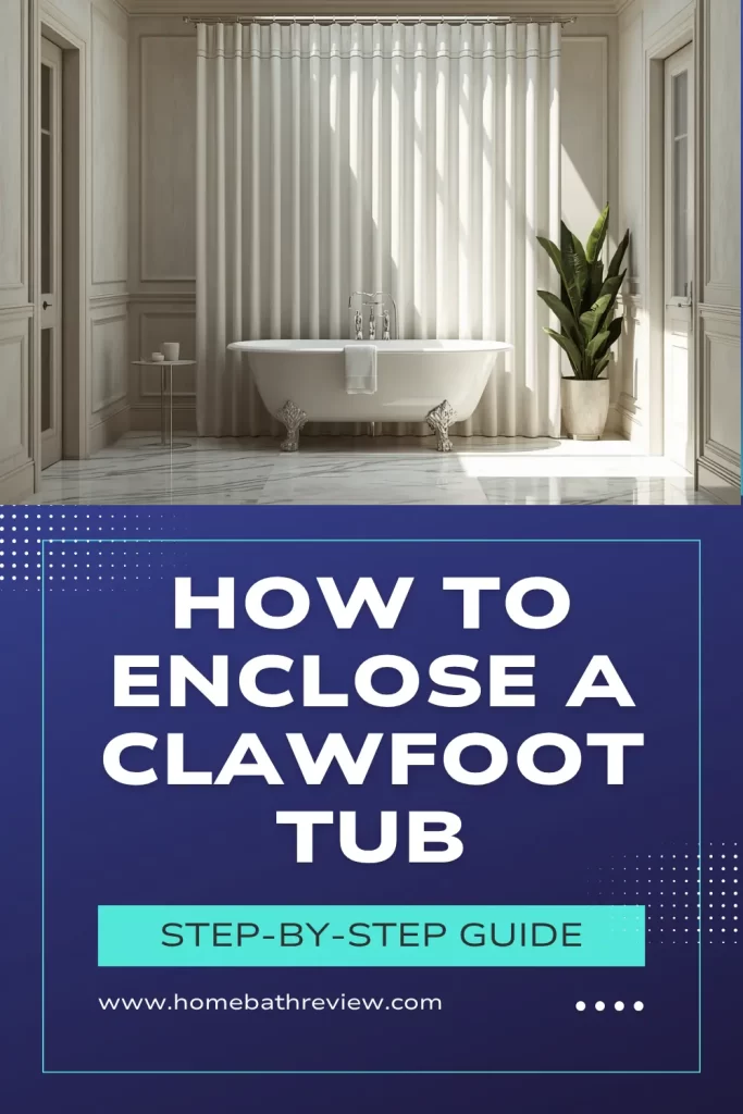 How To Enclose a Clawfoot Tub